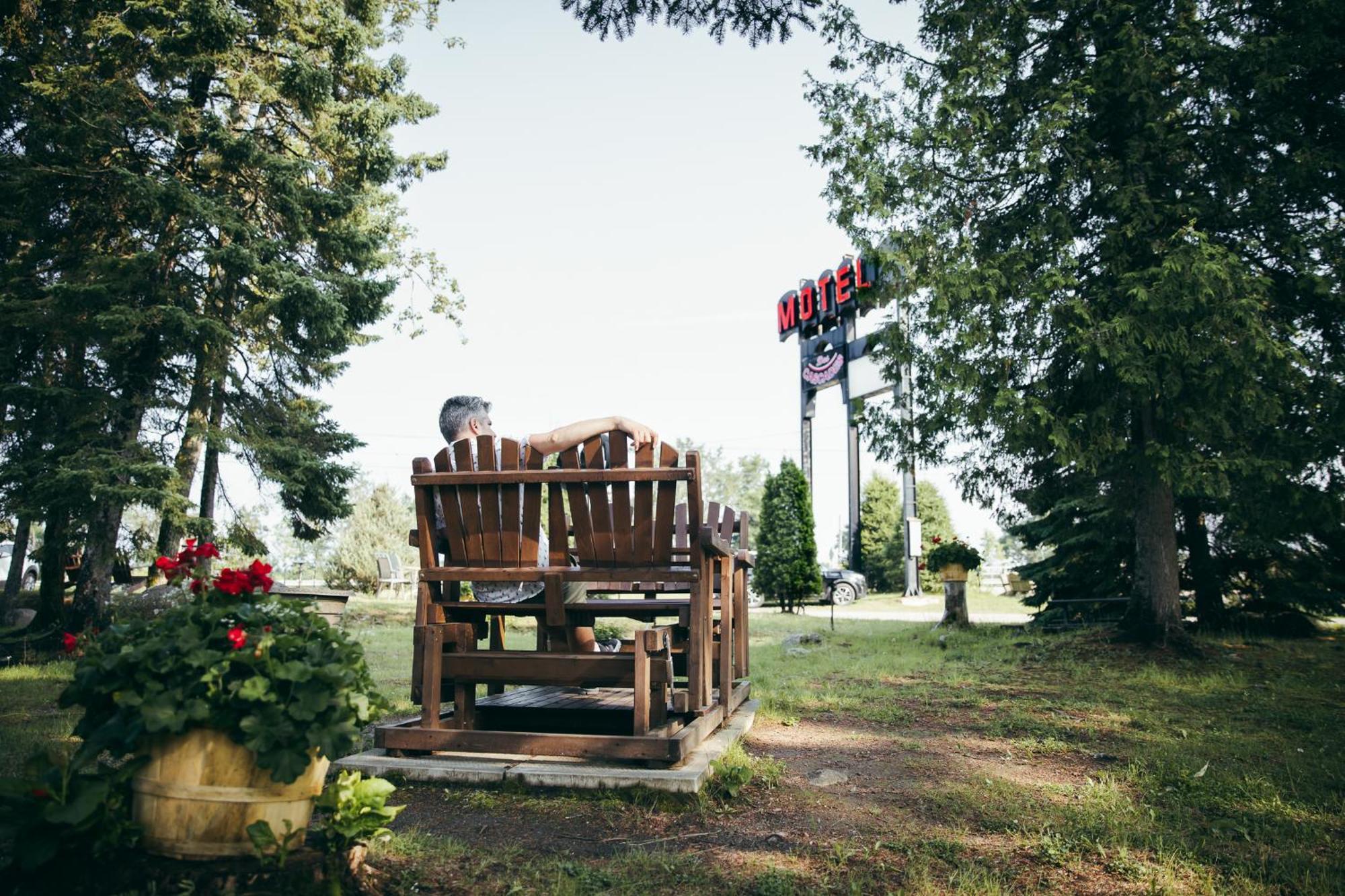 Motel Des Cascades Baie-Saint-Paul Kültér fotó